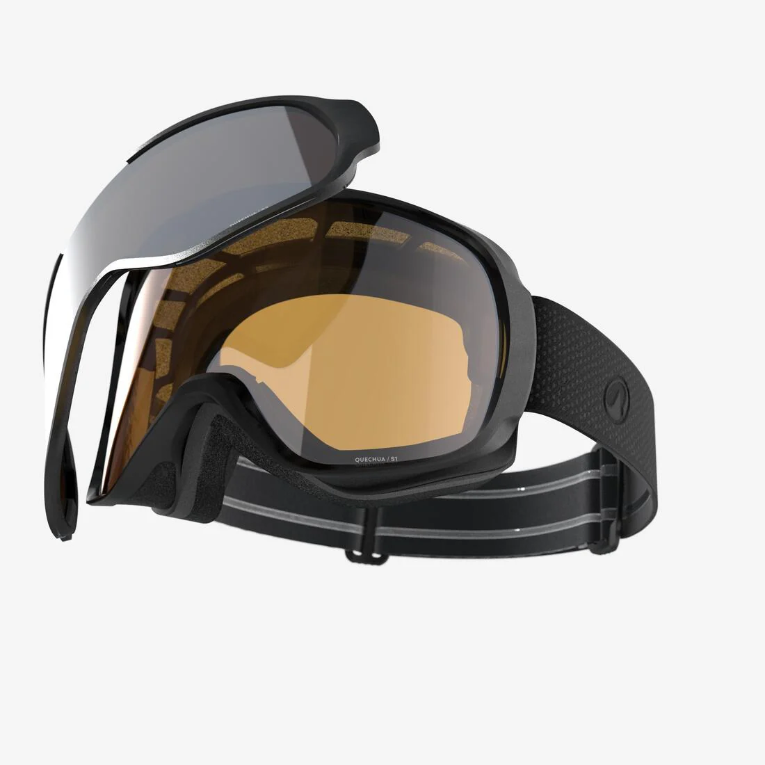 ANTIPARRAS SKI Y SNOWBOARD CUALQUIER CLIMA NIÑOS Y ADULTO G 500 I GRIS
