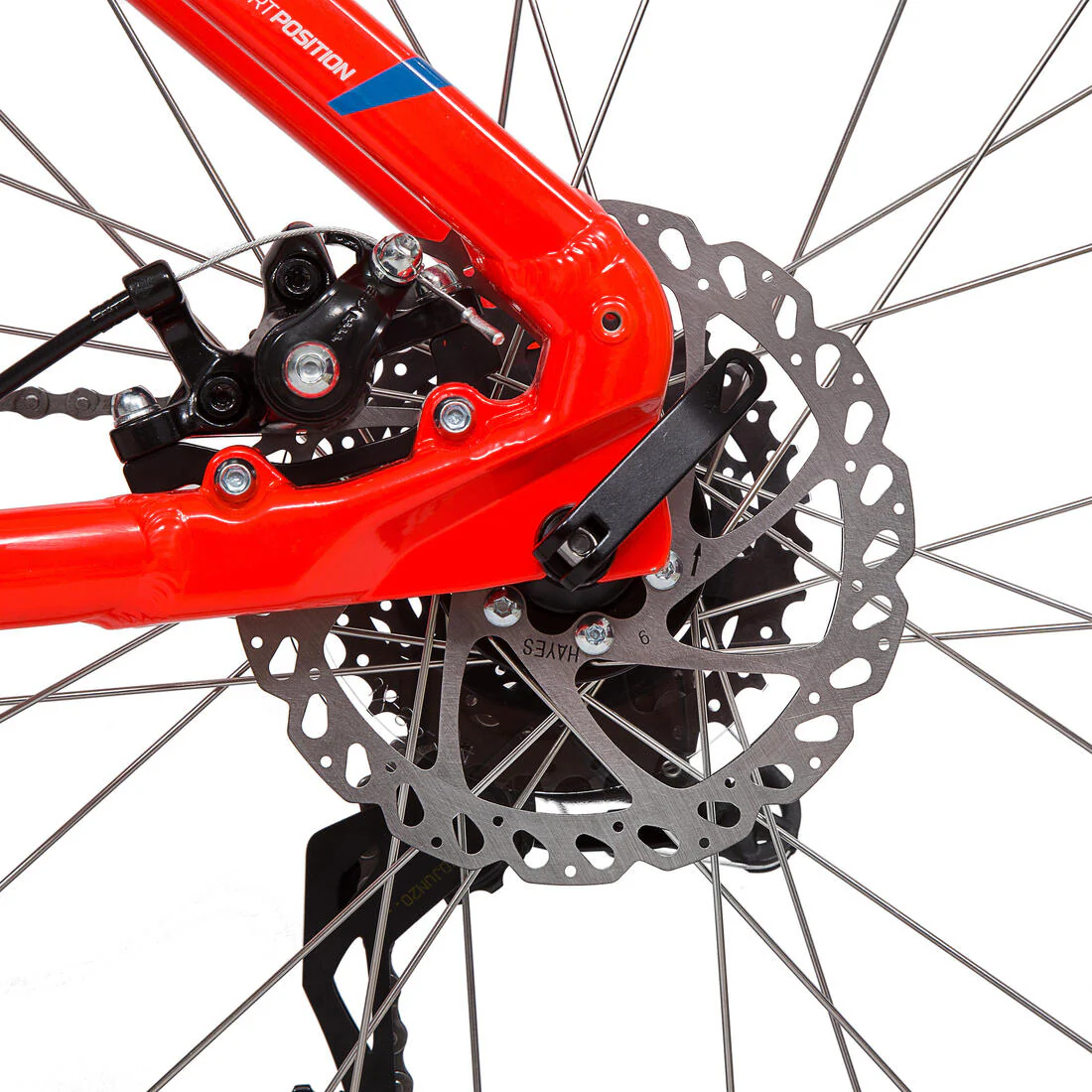 BICICLETA SPORT TRAIL ROCKRIDER ST 520 RR NARANJA 27,5 - Image 5