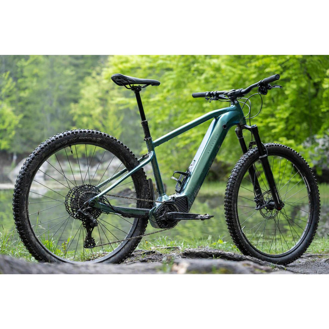 BICICLETA MTB ELÉCTRICA E-EXPL700 SEMIRRÍGIDA 29" VERDE - Image 9