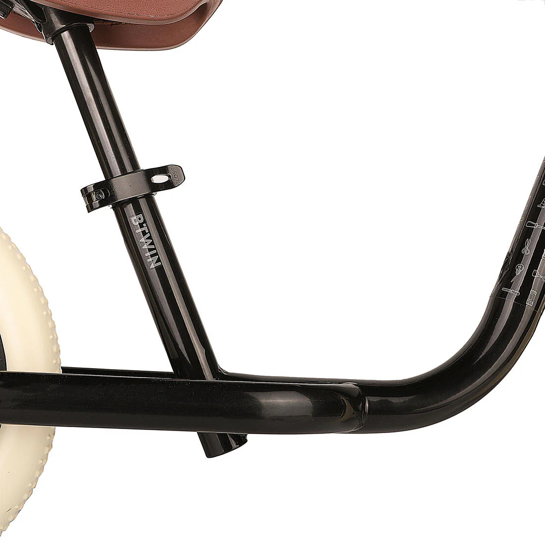 BICICLETA RUNRIDE 500 NIÑOS NEGRO SIN PEDALES 10" - Image 10