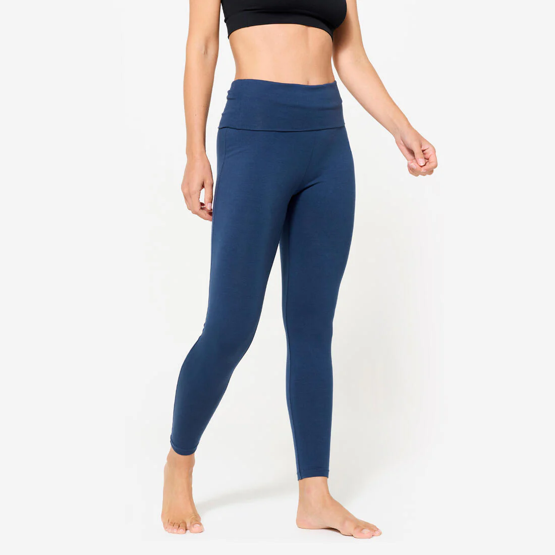 CALZAS YOGA SUAVE MUJER TIRO ALTO