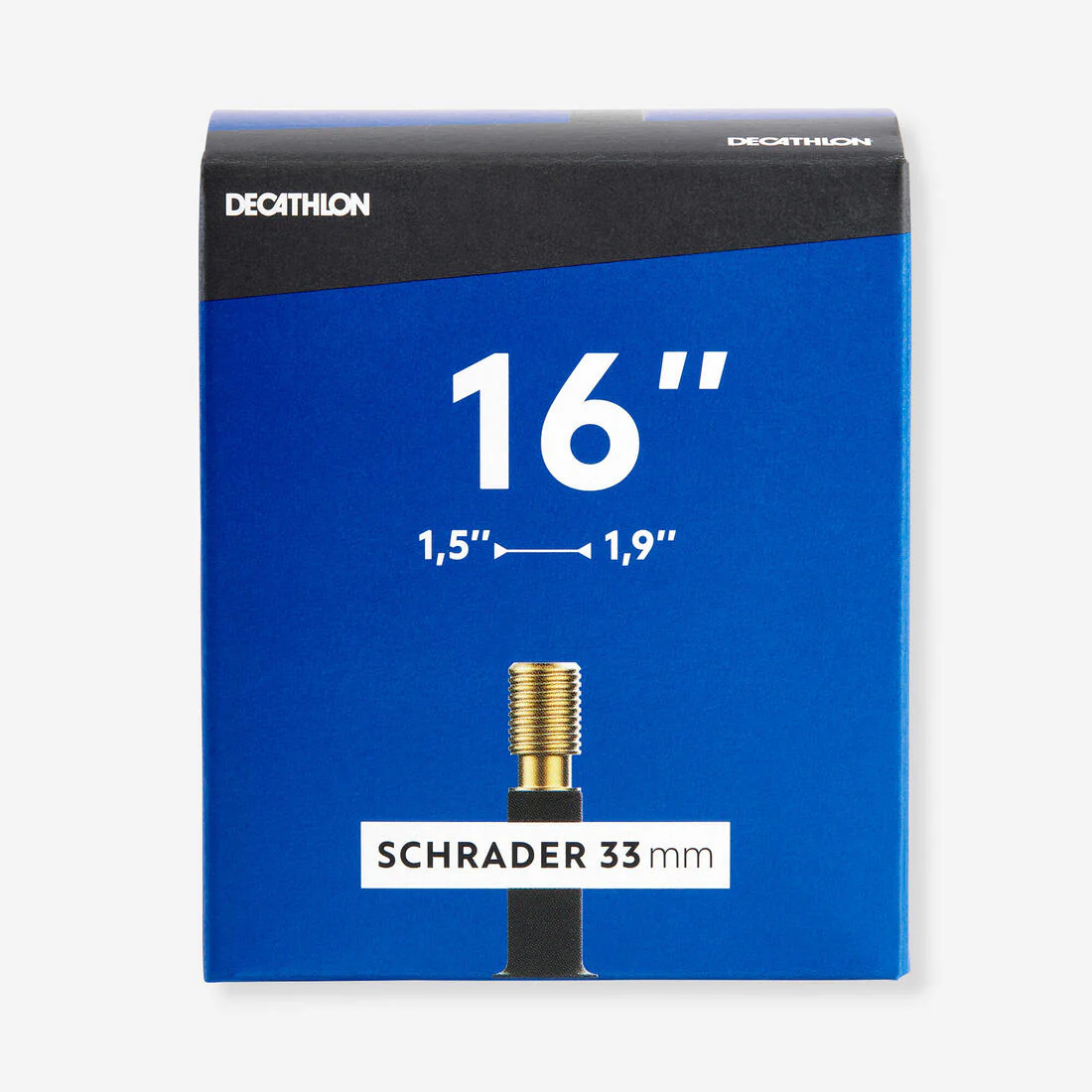CÁMARA DE AIRE 16 X 1,5/1,9 VÁLVULA SCHRADER DE 33 MM