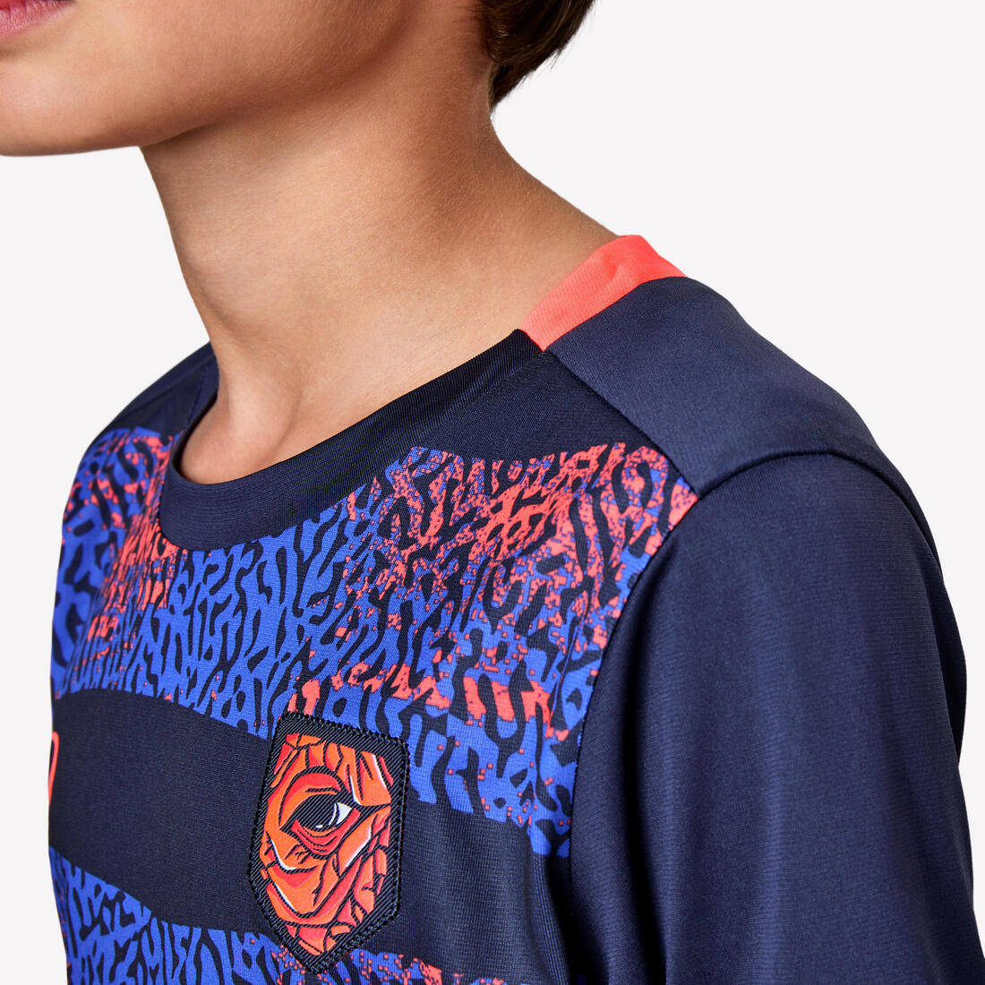 POLERA DE FÚTBOL NIÑO VIRALTO KIDS  MC ROARR RINOCERONTE RAYAS - Image 13