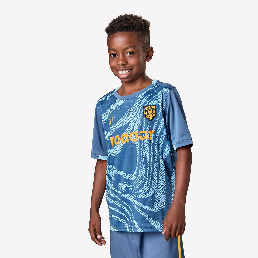 POLERA DE FÚTBOL NIÑO VIRALTO KIDS  MC ROARR RINOCERONTE RAYAS - Image 2