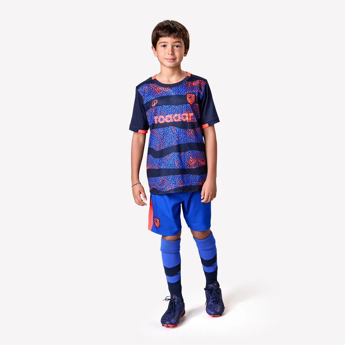 POLERA DE FÚTBOL NIÑO VIRALTO KIDS  MC ROARR RINOCERONTE RAYAS - Image 4