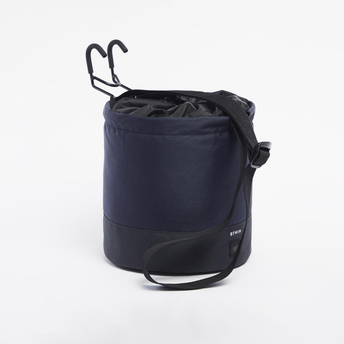 Canasto Bicicleta Plegable Azul 10 l Compactable Correa Transporte Hombro