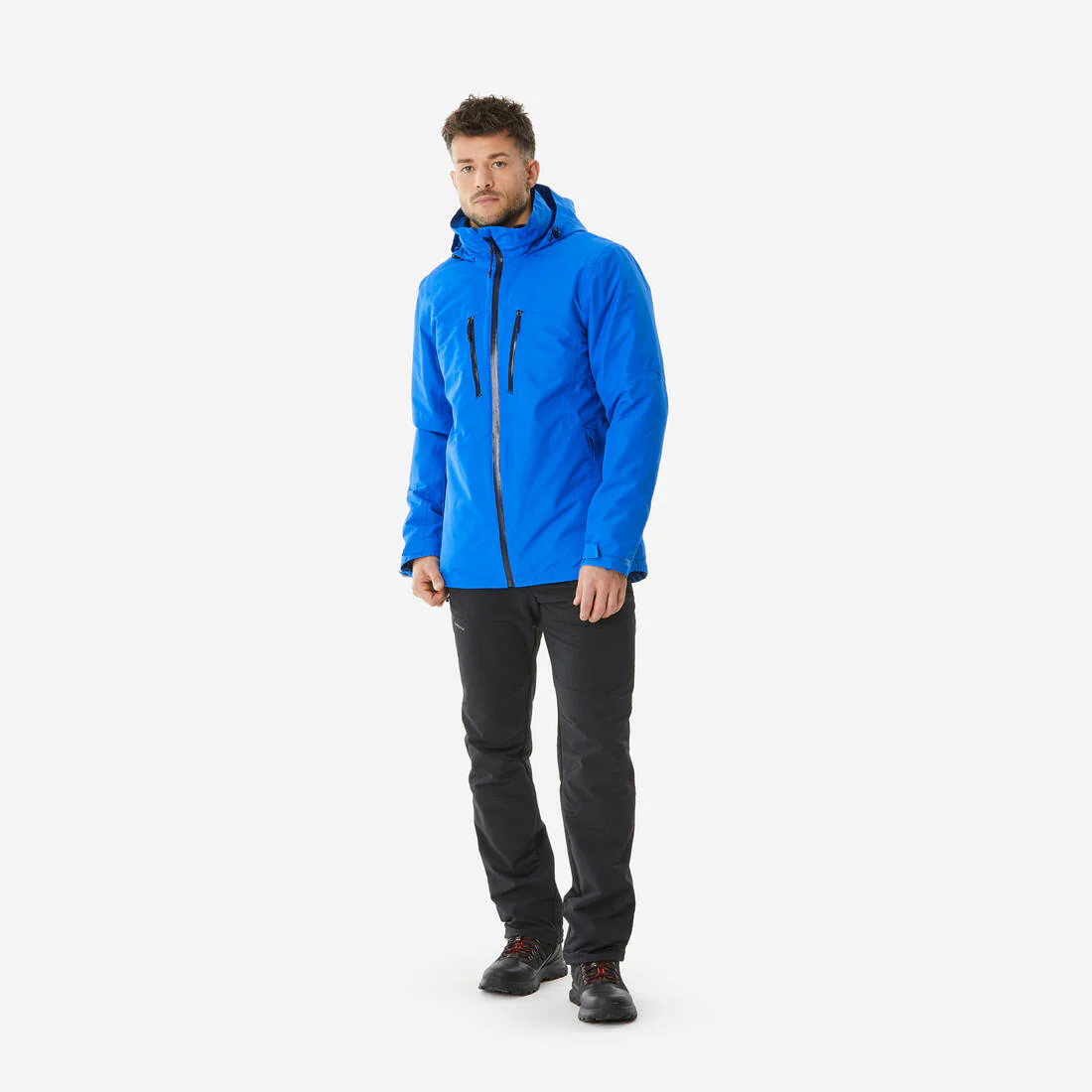 CHAQUETA 3EN1 DE SENDERISMO HOMBRE -10 °C MH500 IMPERMEABLE - Image 4