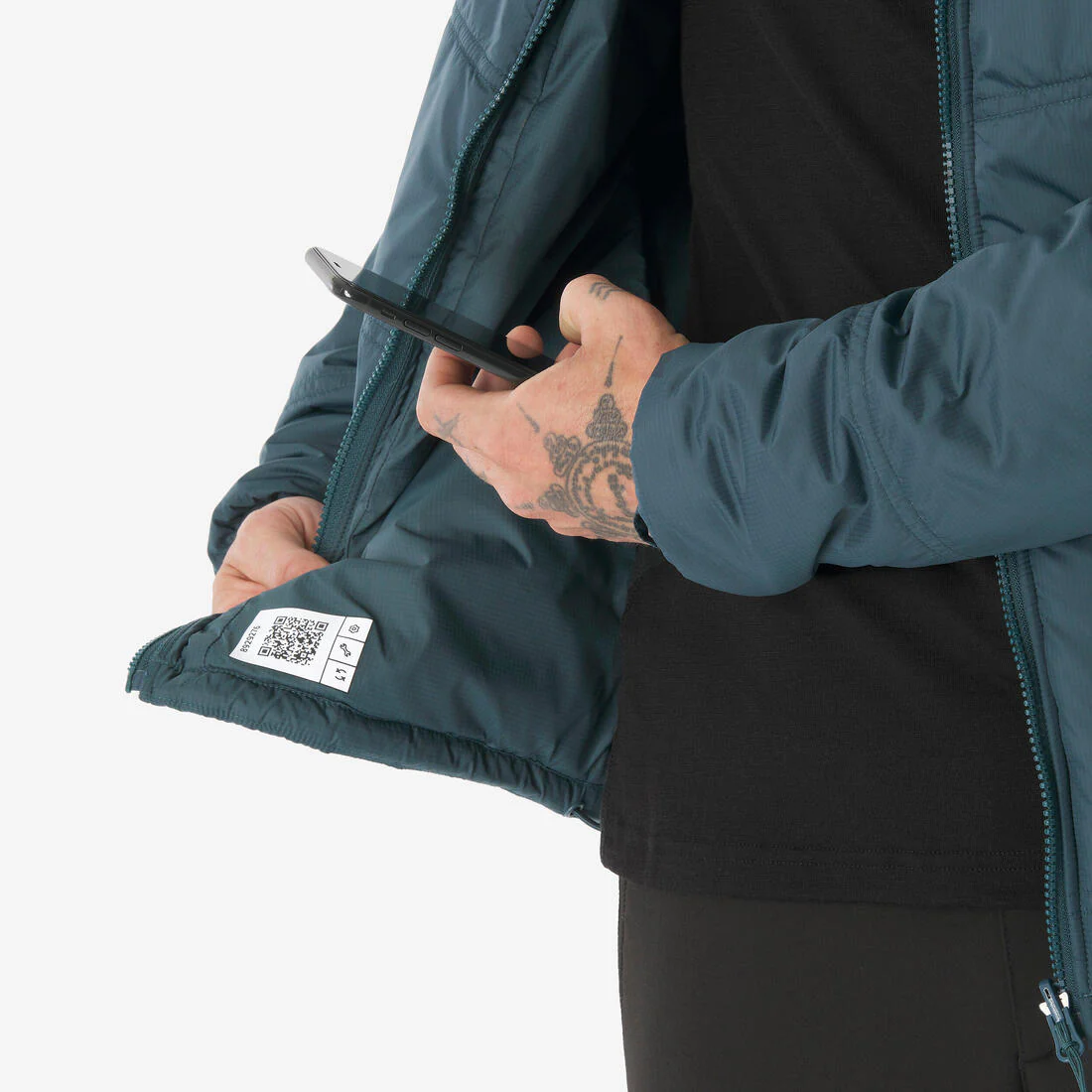 CHAQUETA 3EN1 DE SENDERISMO HOMBRE -10 °C MH500 IMPERMEABLE - Image 44