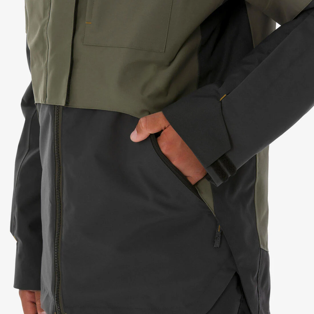 CHAQUETA DE SNOWBOARD NIÑOS LARGA Y MUY RESISTENTE - SNB 500 - CAQUI - Image 18
