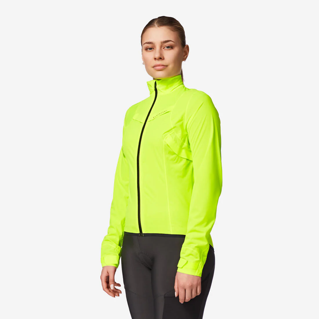 CHAQUETA IMPERMEABLE DE CICLISMO MUJER AMARILLO - Image 5