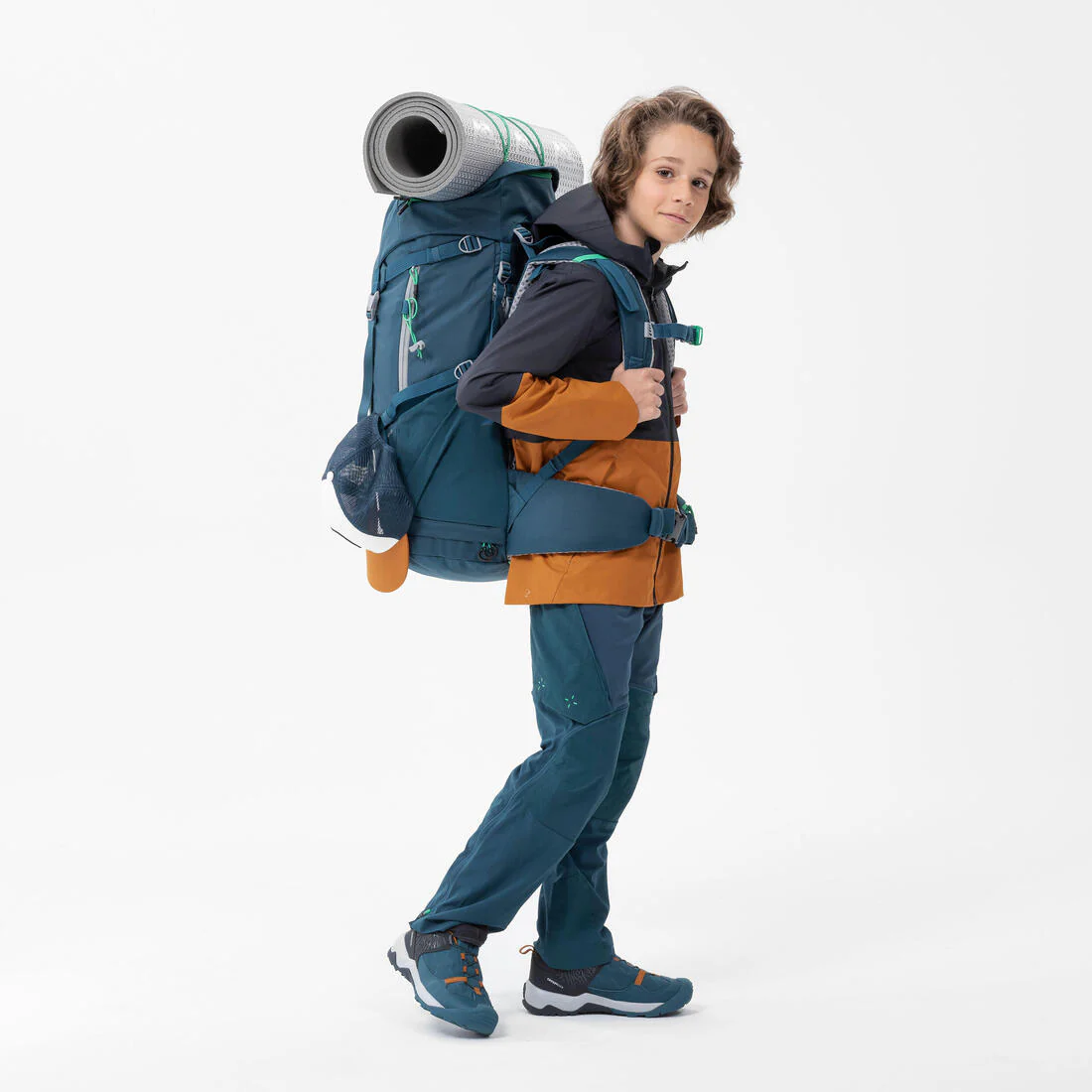 CHAQUETA DE SENDERISMO NIÑOS MH500 TWIN IMPERMEABLE - Image 15