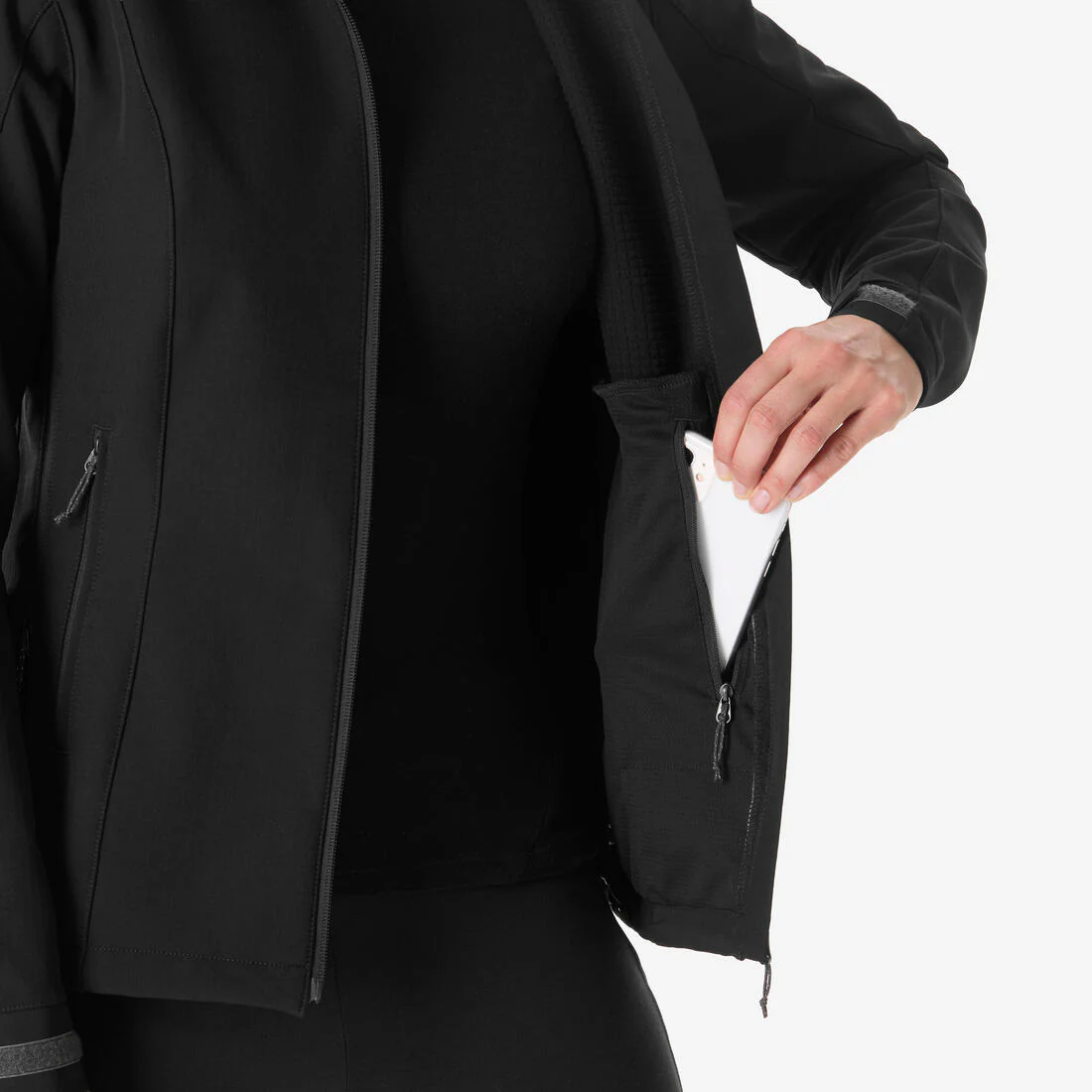CHAQUETA SOFTSHELL CORTAVIENTO MUJER MT500 - Image 8
