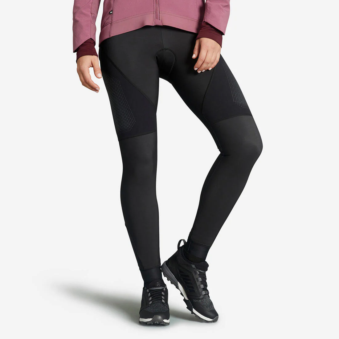 CULOTTE LARGO CICLISMO MTB MUJER NEGRO INVIERNO