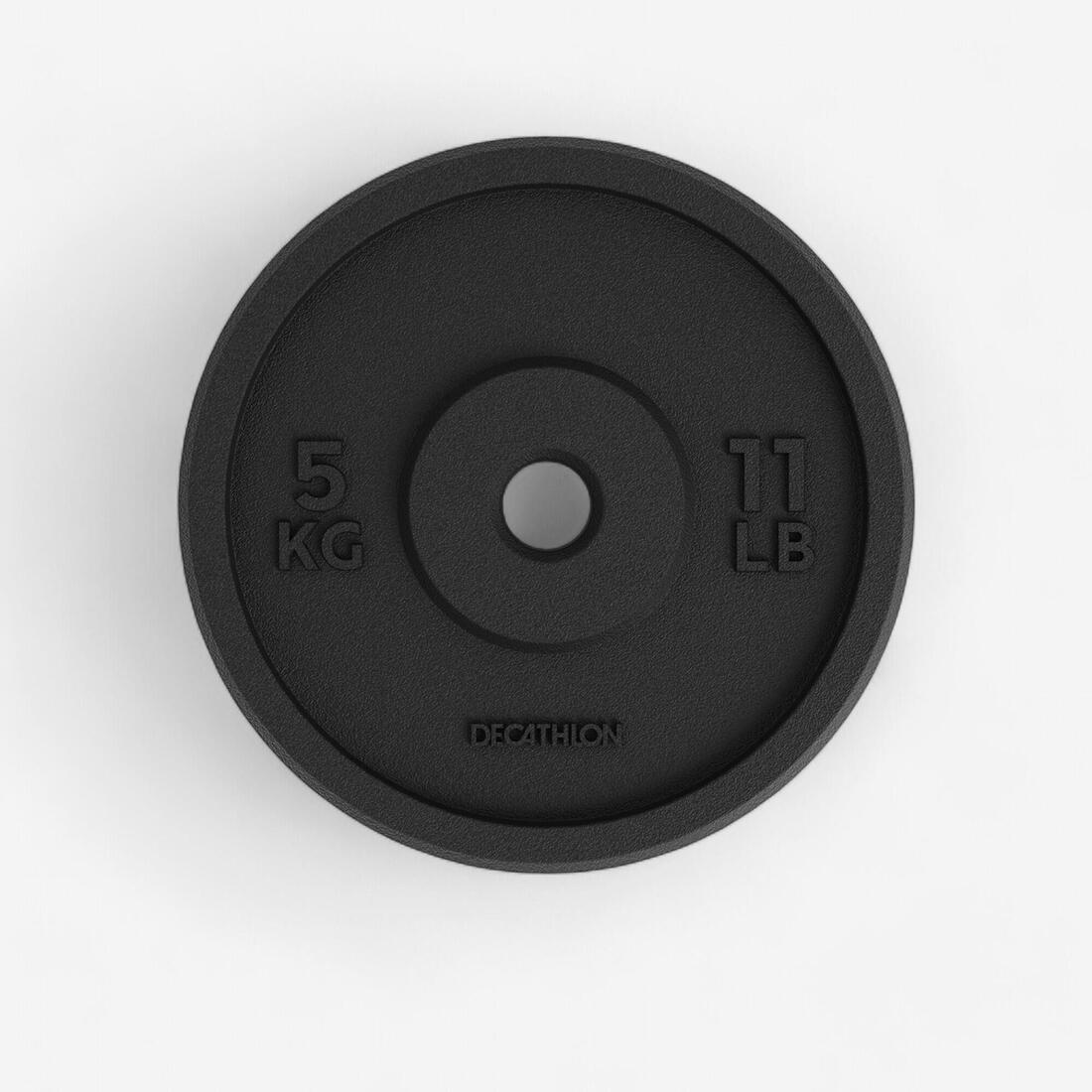 DISCO PARA PESAS 28 MM HIERRO RECICLADO 80% 5 KG