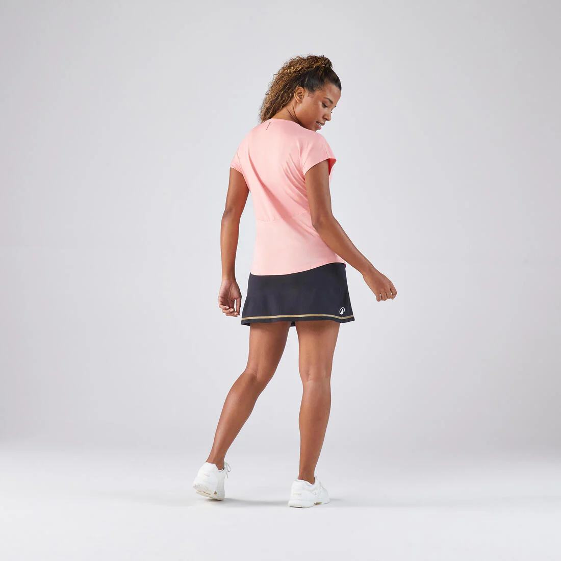 FALDA DE TENIS MUJER DRY SOFT 500 NEGRO - Image 3