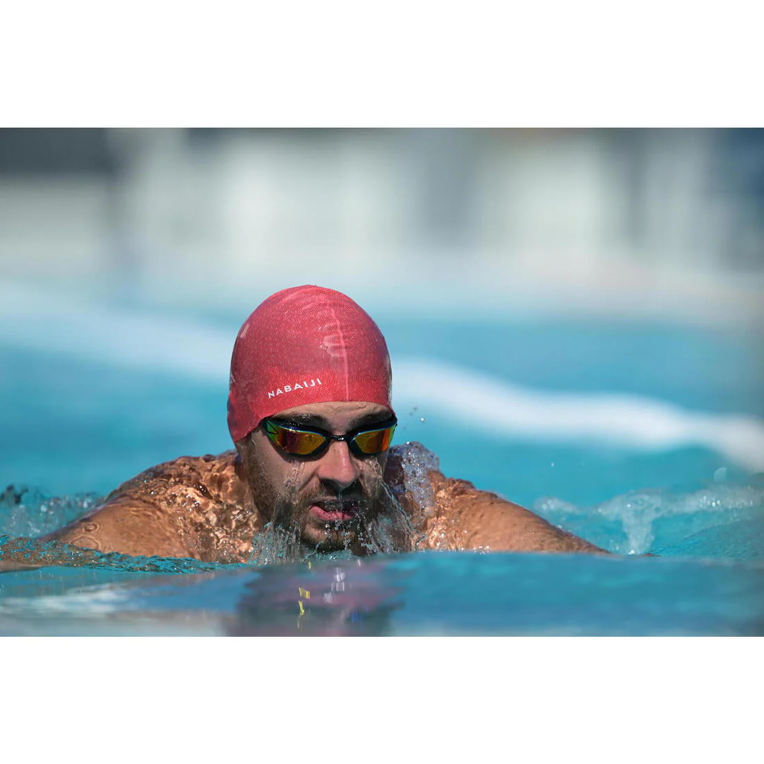 GORRO NATACIÓN AZUL NEGRO TERM SILICONA TALLA ÚNICA - Image 37