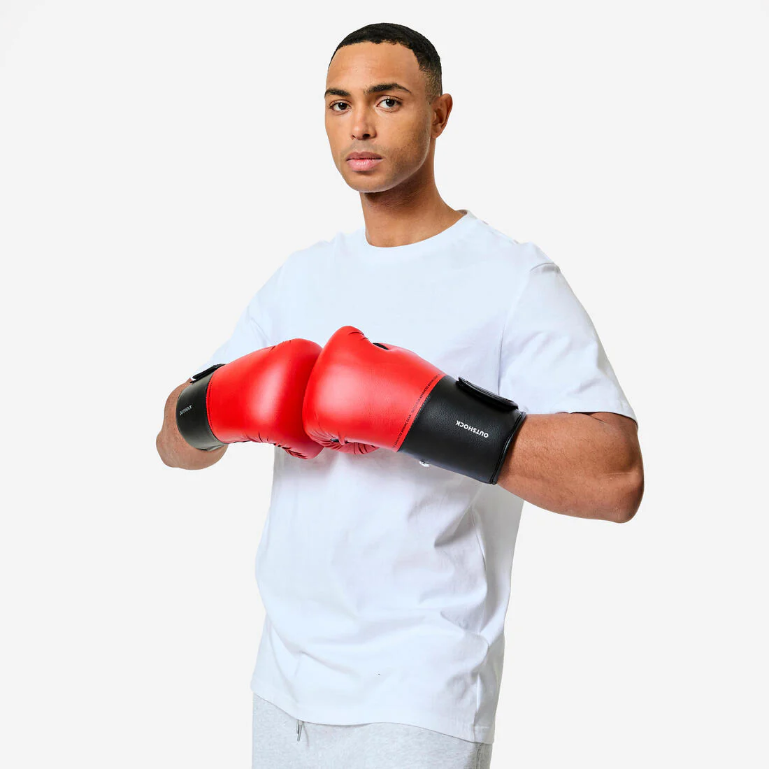 GUANTES BOXEO 100 ROJO - Image 4