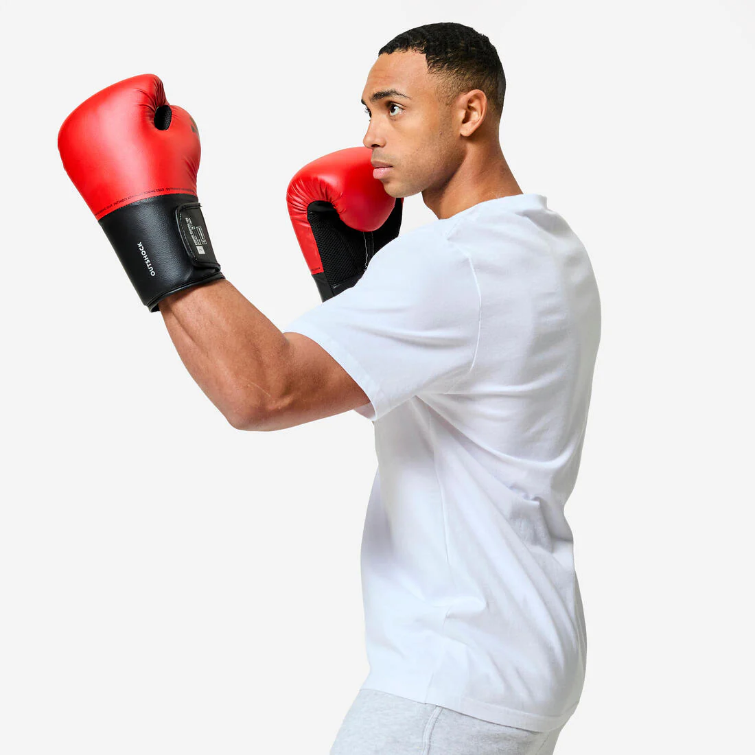 GUANTES BOXEO 100 ROJO - Image 5