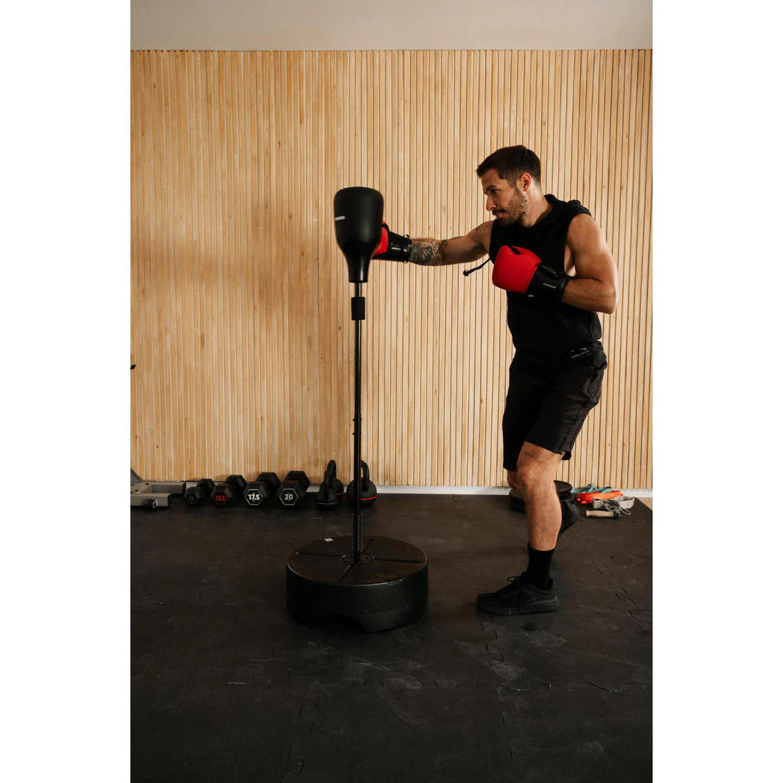 GUANTES BOXEO 100 ROJO - Image 9