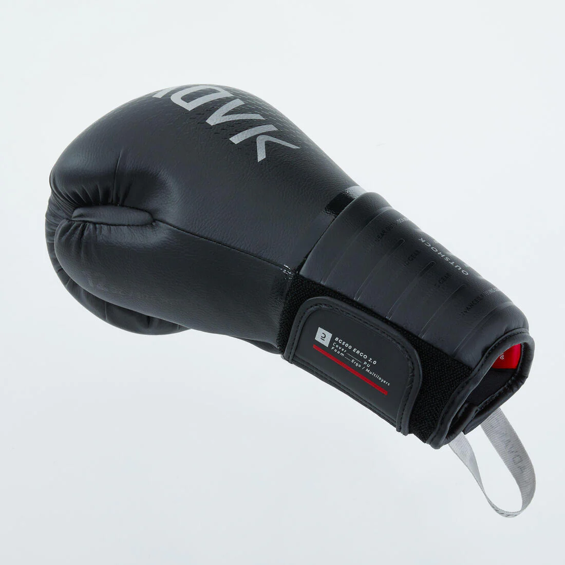 GUANTES DE BOXEO 500 NEGRO - Image 2