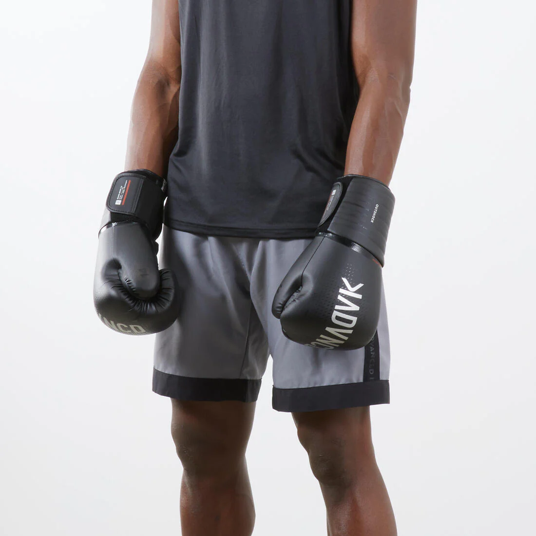 GUANTES DE BOXEO 500 NEGRO - Image 3