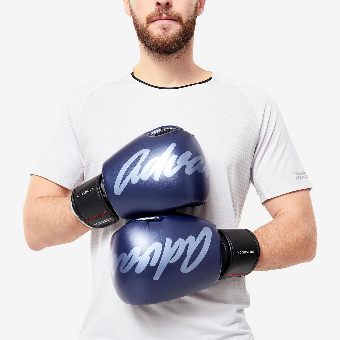GUANTES KICK-BOXING/MUAY-THAI AZUL - Image 3