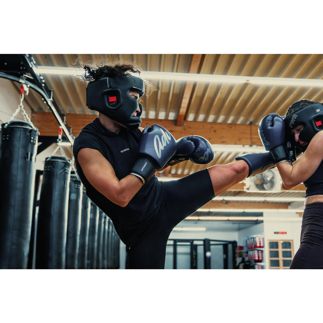 GUANTES KICK-BOXING/MUAY-THAI AZUL - Image 5