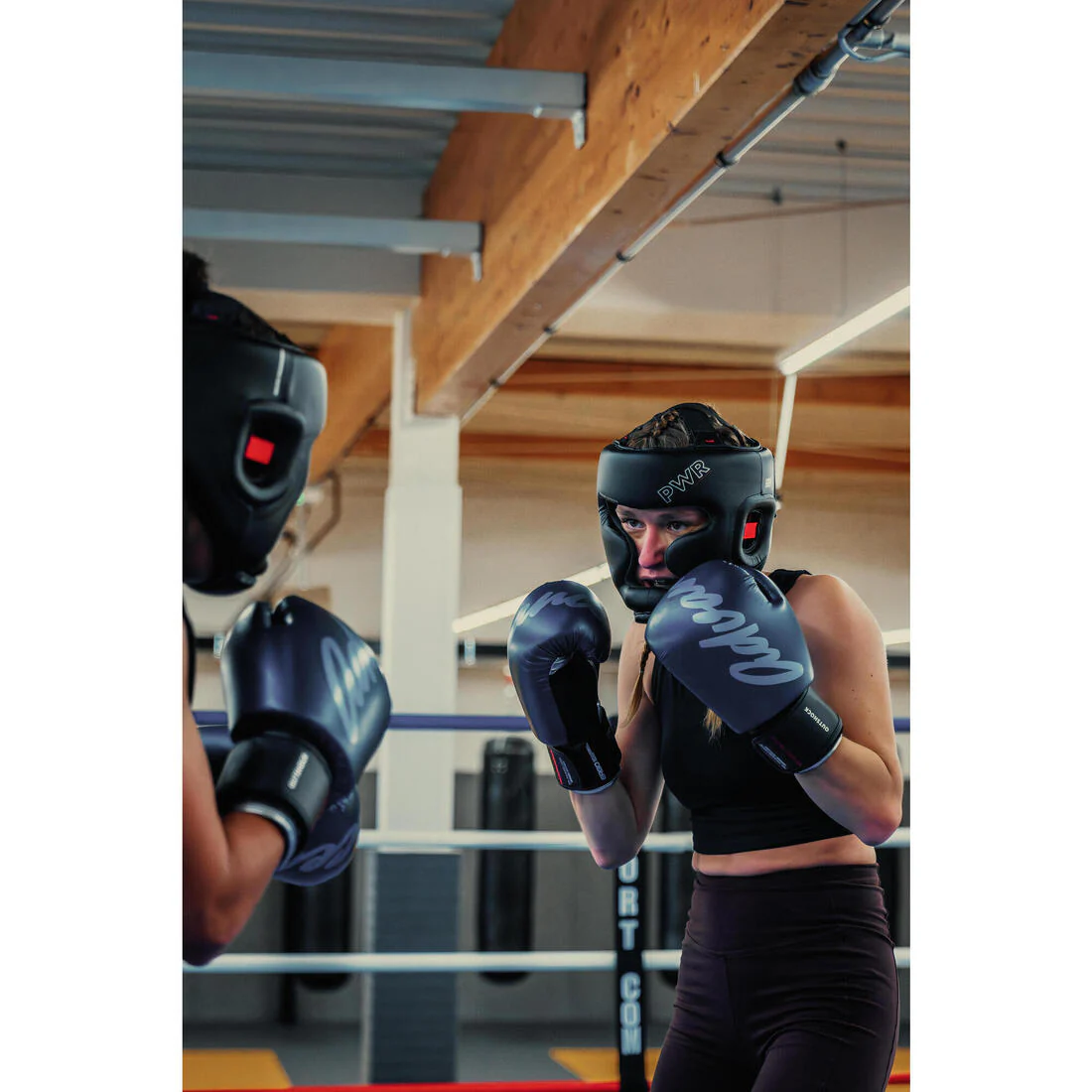 GUANTES KICK-BOXING/MUAY-THAI AZUL - Image 8