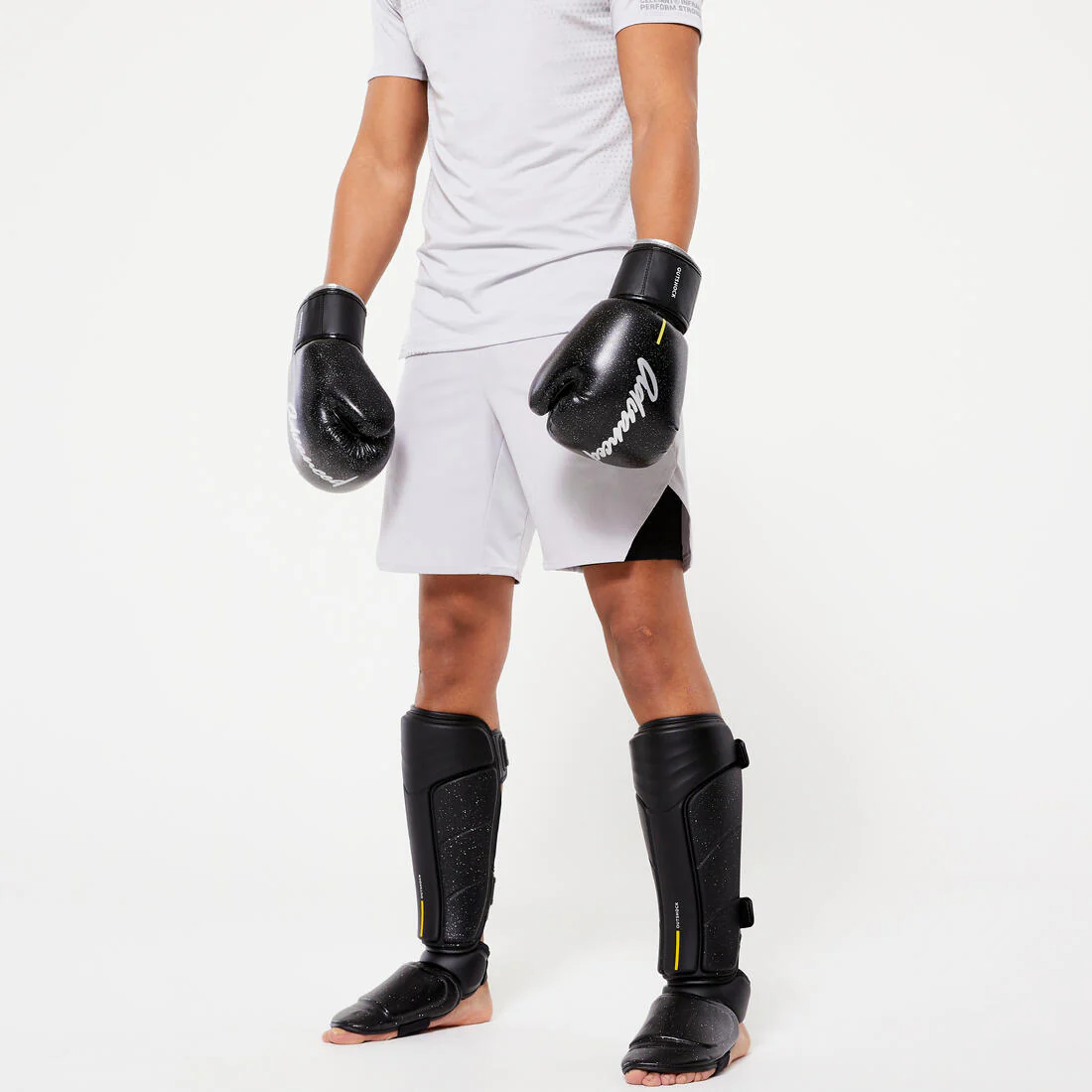 GUANTES KICKBOXING MUAY THAI 500 NEGRO - Image 4