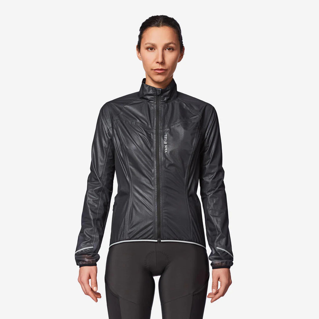 Chaqueta RCR Mujer Negro Impermeable Ultraligera