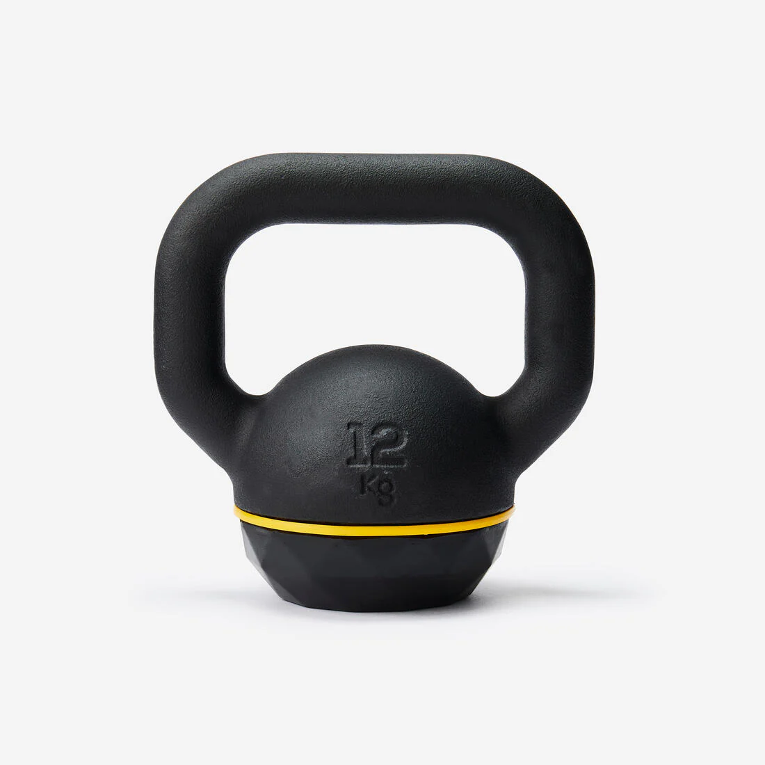 KETTLEBELL HIERRO + BASE GOMA 12 KG