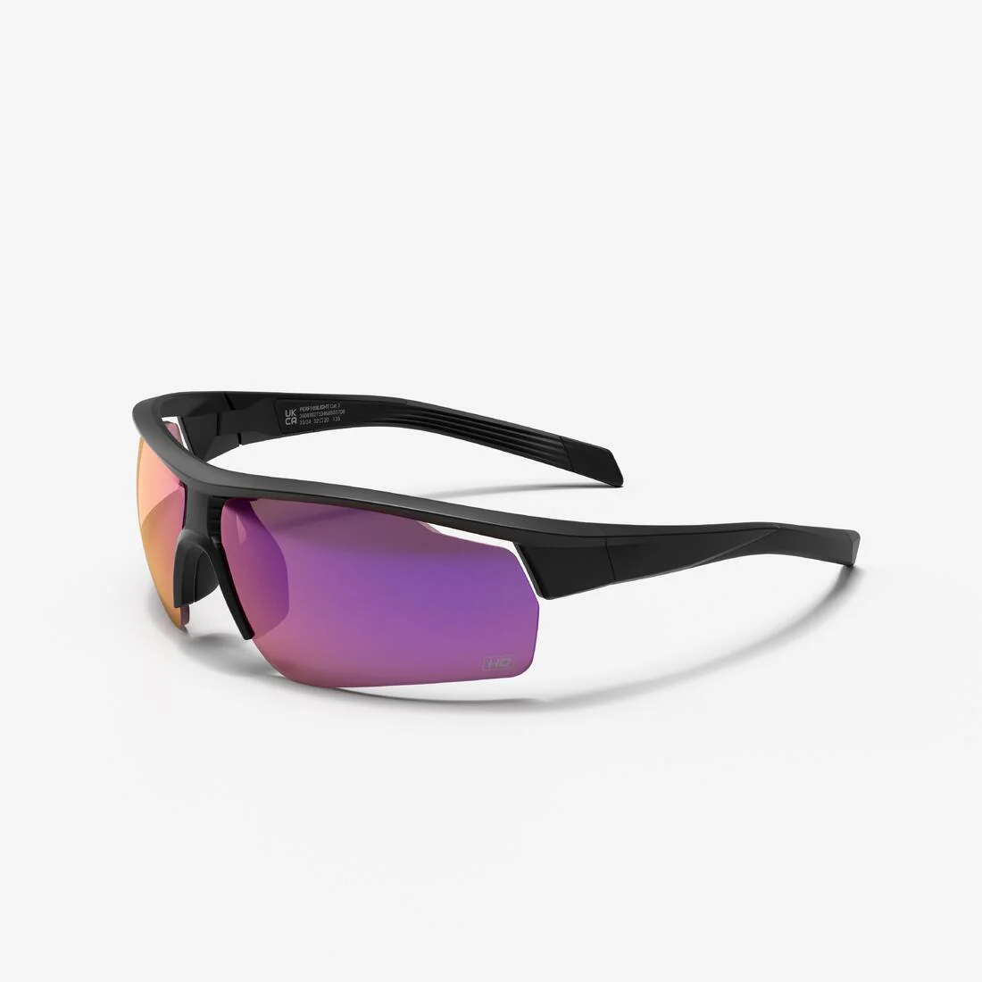 LENTES DE CICLISMO PERF 100 HD ADULTO NEGRO ALTA DEFINICIÓN CATEGORÍA 3