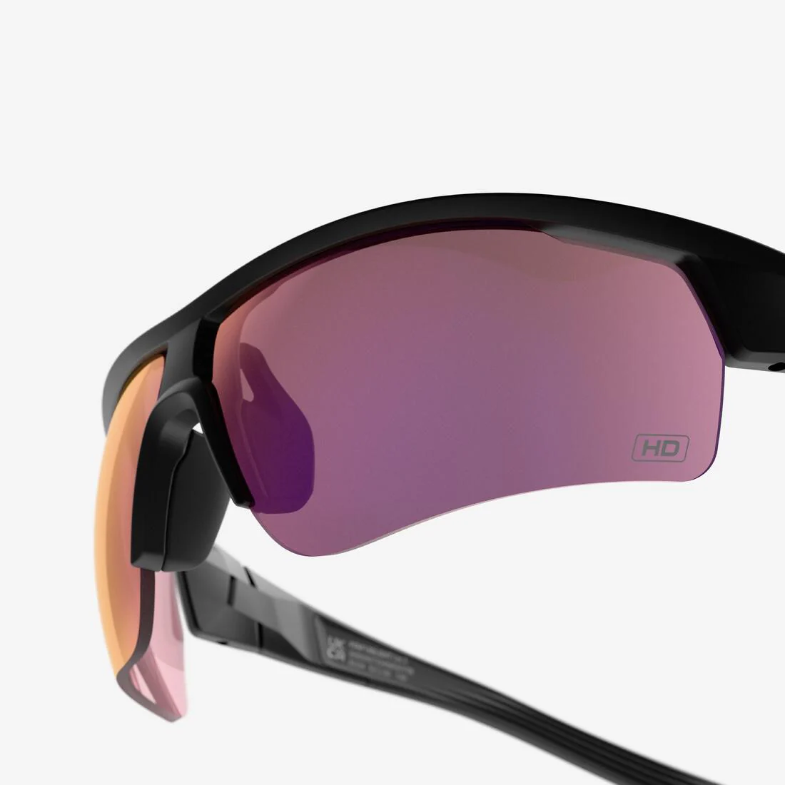 LENTES DE CICLISMO PERF 100 HD ADULTO NEGRO ALTA DEFINICIÓN CATEGORÍA 3 - Image 9