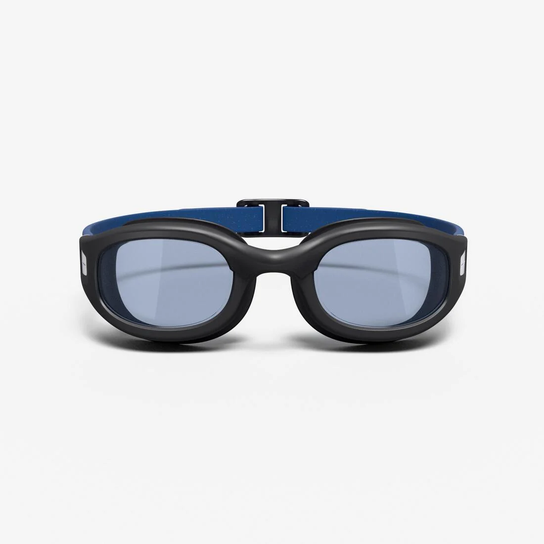 LENTES NATACIÓN SOFT NEGRO-AZUL CRISTALES CLAROS TALLA GRANDE - Image 3