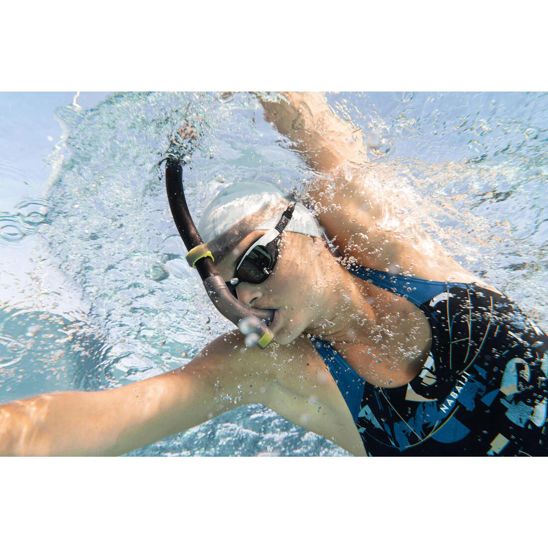LENTES NATACIÓN SPIRIT NEGRO BEIGE BLANCO CRISTALES ESPEJO TALLA GRANDE - Image 11