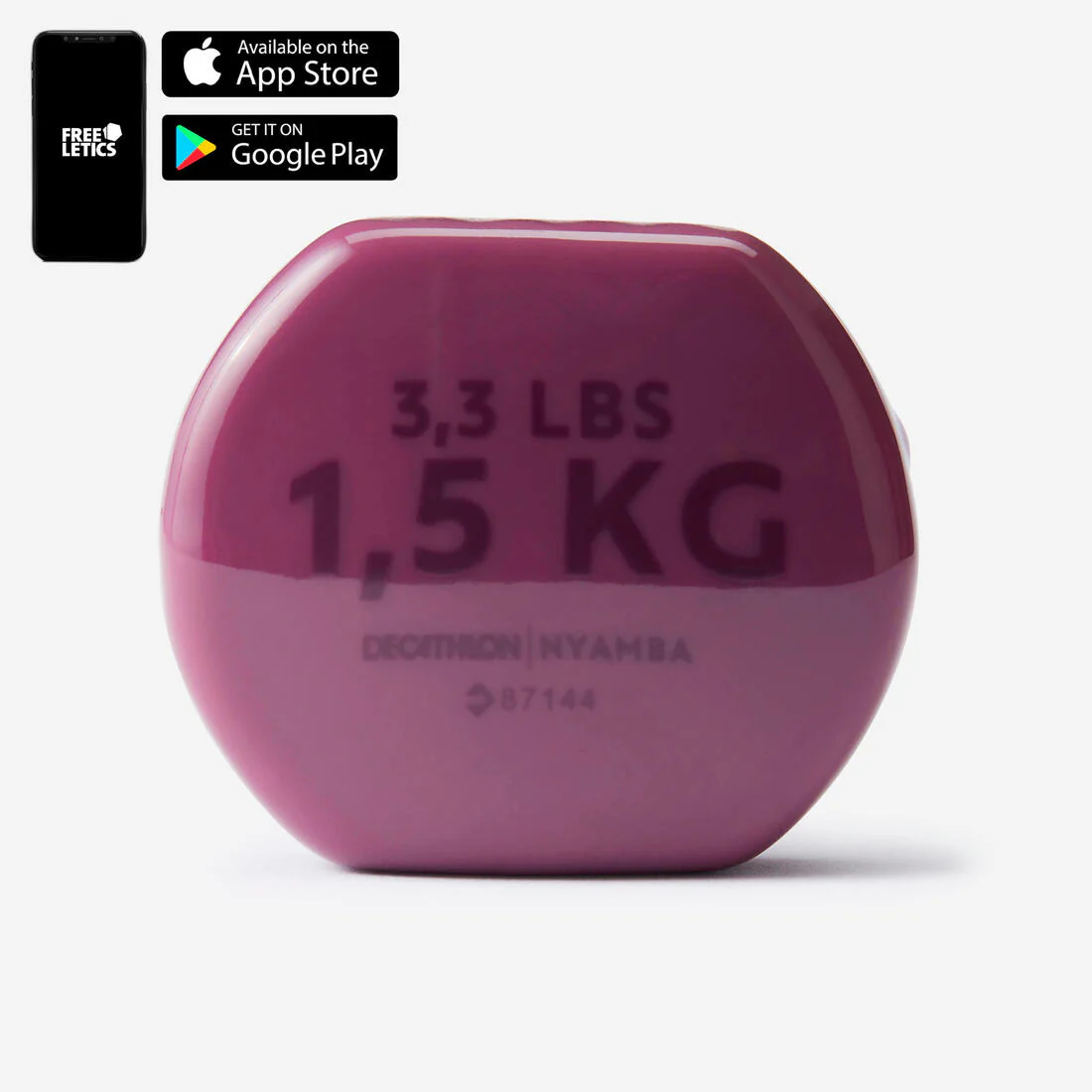 MANCUERNAS FITNESS HIERRO 1,5 KG X2 - Image 2