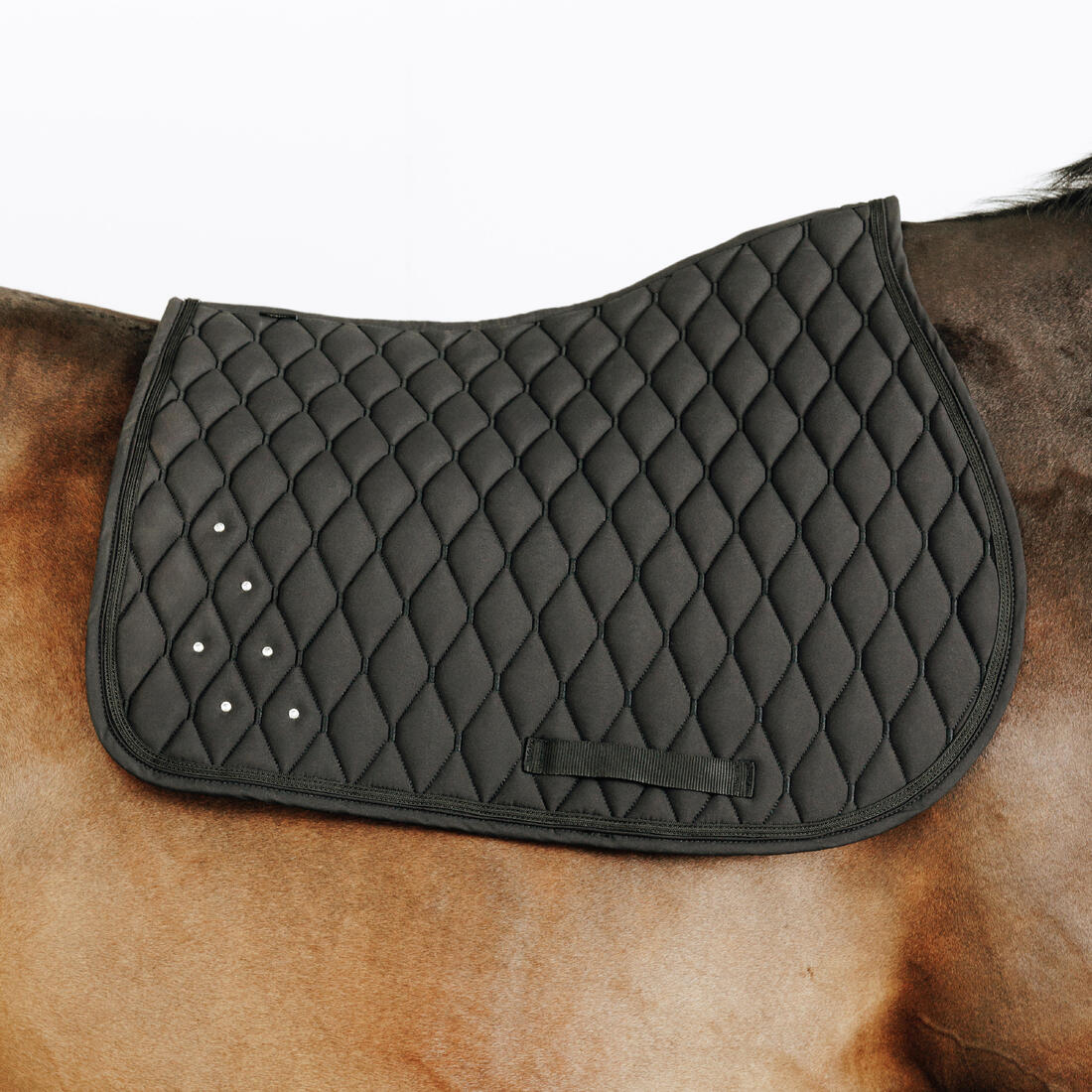MANTILLA SILLA EQUITACIÓN 500 CRISTALES BRILLANTES CABALLO PONI - Image 4