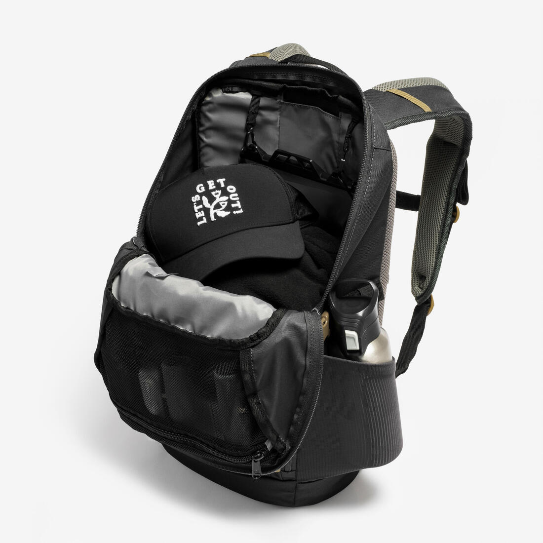 Mochila de senderismo 20L - Arpenaz 500 gris - Image 12