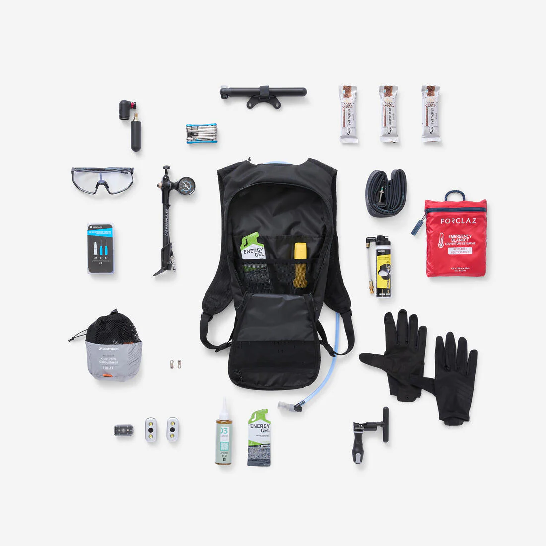 Mochila Hidratación Ciclismo MTB Negro 4 l/1 l - Image 3