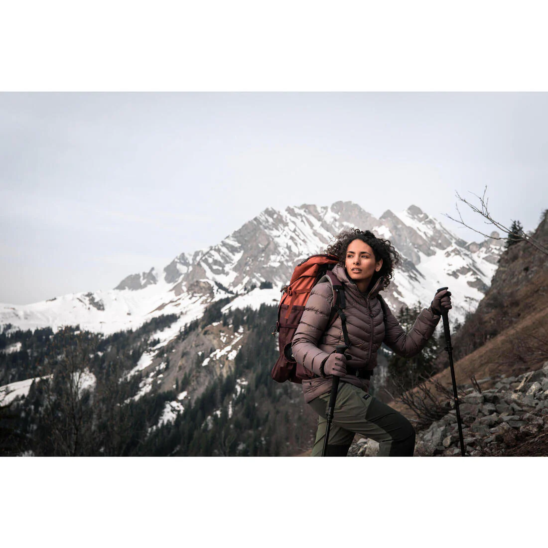 MOCHILA TREK100 EASYFIT 50 LITROS BURDEO - Image 11