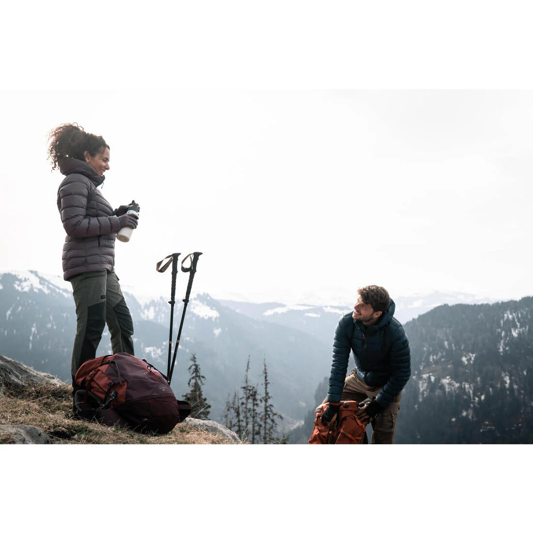 MOCHILA TREK100 EASYFIT 50 LITROS BURDEO - Image 12