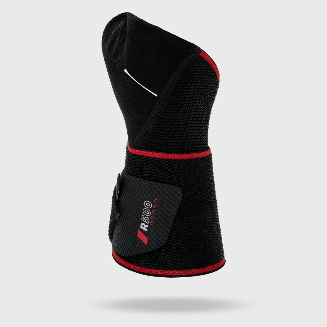 MUÑEQUERA DE SUJECIÓN ZURDA/DIESTRA ADULTO R500 NEGRA
