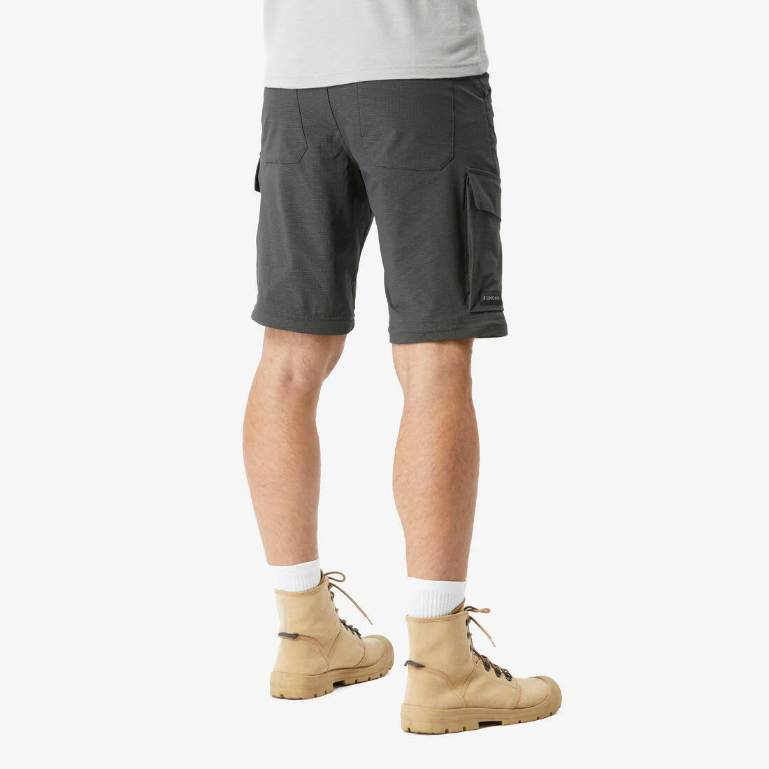 Pantalón transformable 2 en 1 de trekking viaje hombre - TRAVEL 500 MODUL camel - Image 3