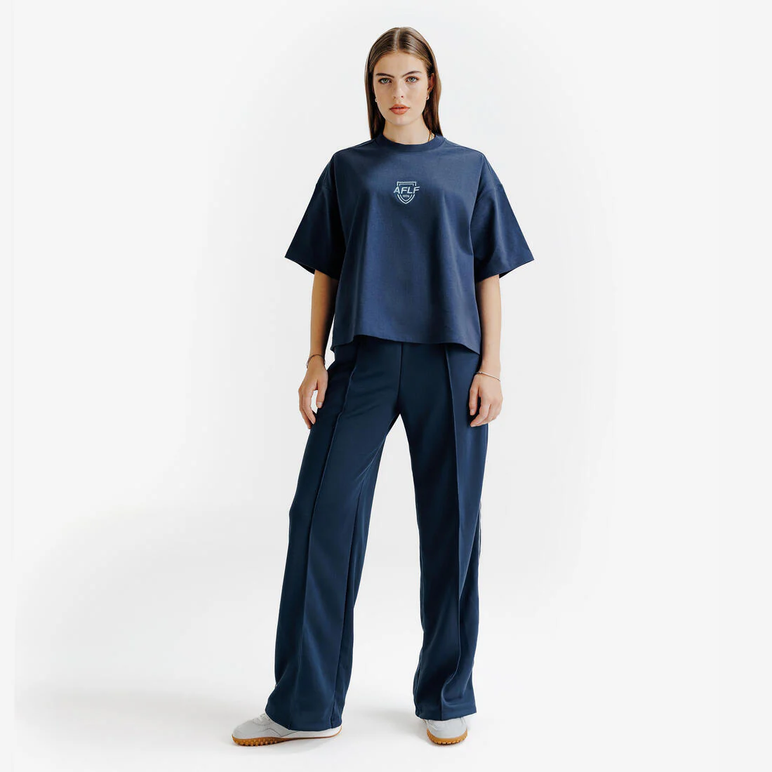 Pantalón de chándal mujer, Heritage, azul marino - Image 2