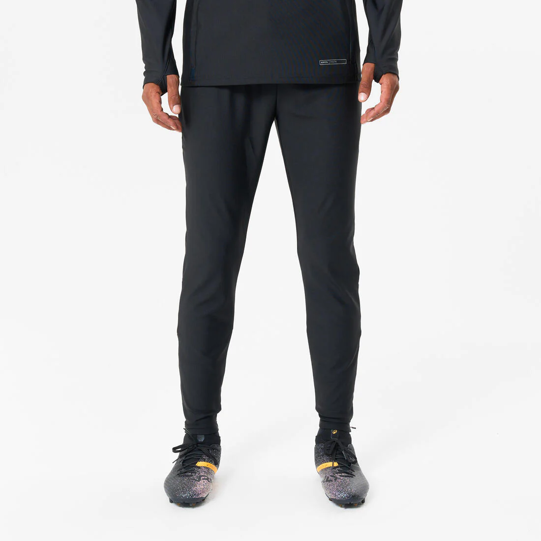 PANTALÓN DE FÚTBOL VIRALTO CLUB GRIS CARBONO Y NEGRO