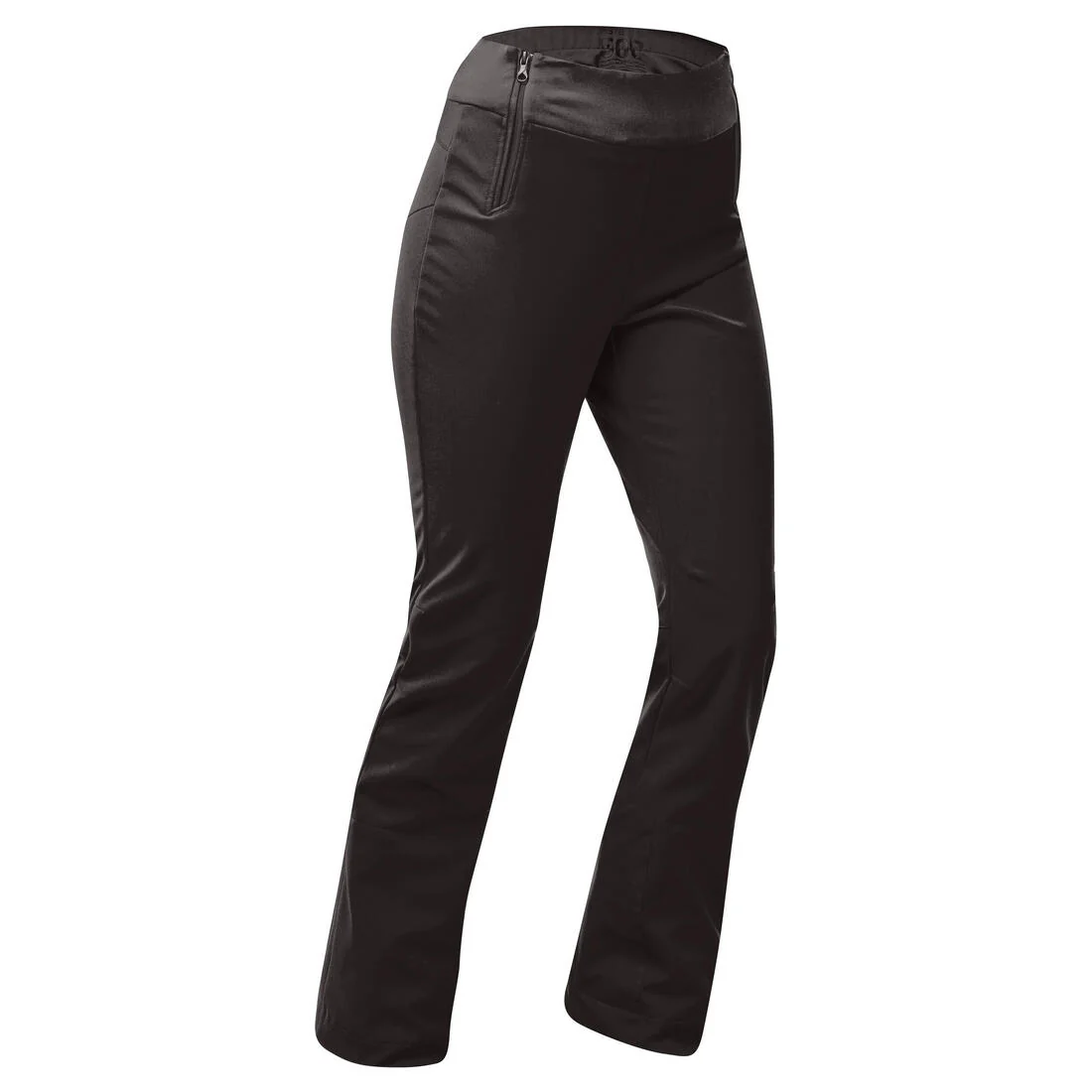 PANTALÓN DE SKI MUJER CÁLIDO Y AJUSTADO 500 NEGRO - Image 2