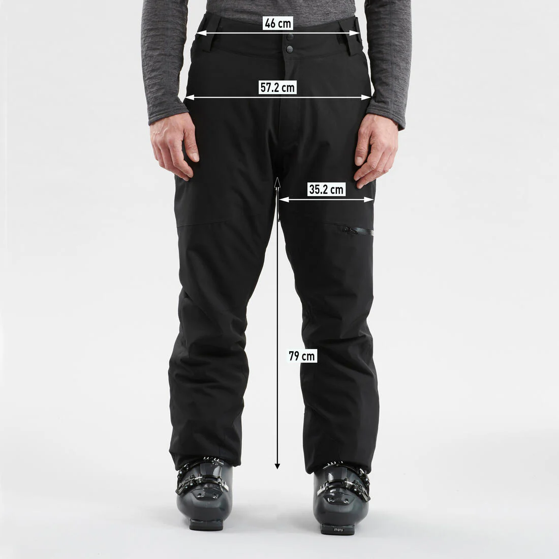 PANTALÓN DE SKI Y SNOWBOARD CÁLIDO Y TRANSPIRABLE HOMBRE 500 - Image 9