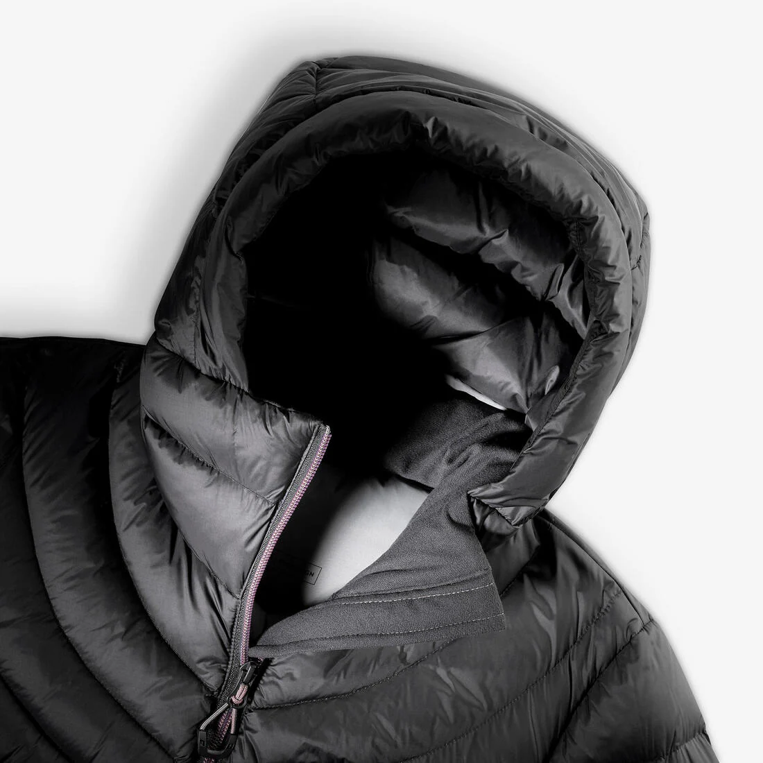 PARKA ACOLCHADA CON GORRO DE PLUMAS SENDERISMO MONTAÑA MUJER MT500 -10 °C - Image 16