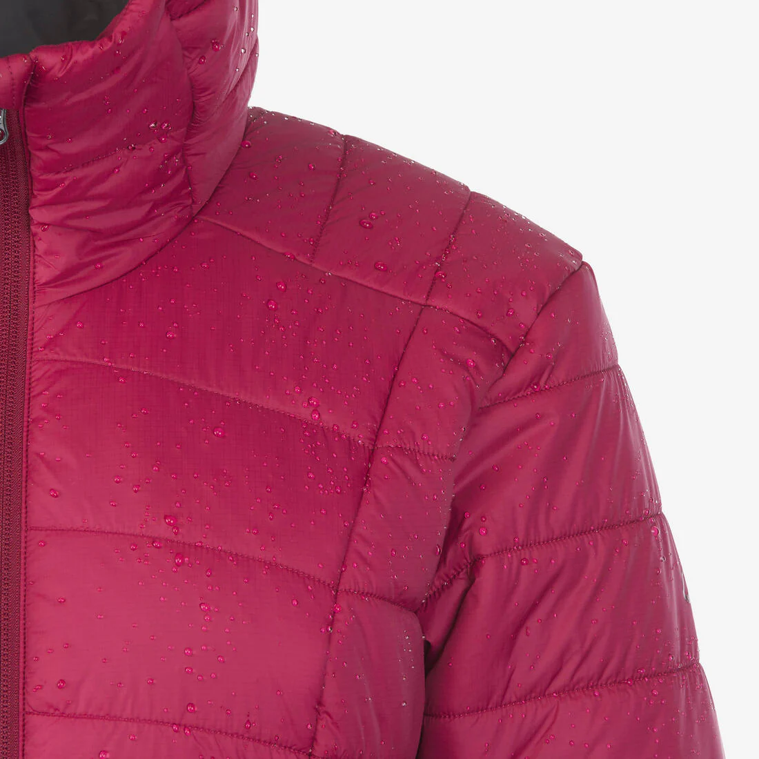 PARKA ACOLCHADA SINTÉTICA CON GORRO SENDERISMO MUJER MT100 - Image 12