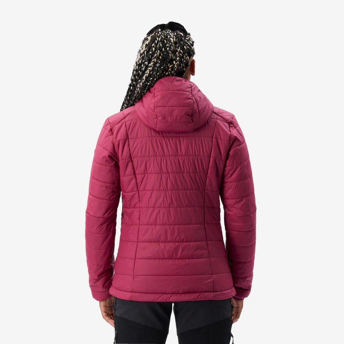 PARKA ACOLCHADA SINTÉTICA CON GORRO SENDERISMO MUJER MT100 - Image 14